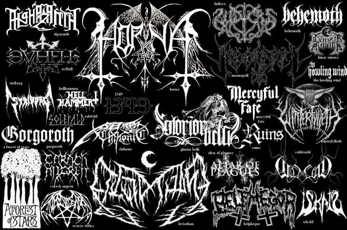 Black Metal logos are wonderful works of art